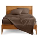 Bare Home Split King Sheet Set - 1800 Ultra-Soft Microfiber Bed Sheets - Double Brushed - Deep Pockets - Easy Fit - 5 Piece Set - Bed Sheets & Pillowcases (Split King, Cocoa)