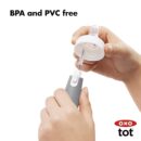 OXO Tot Bottle Brush with Nipple Cleaner and Stand, Gray