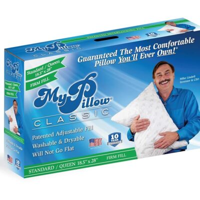 MyPillow Bedding Bed Pillows for Sleeping Queen Size, Perfect for Back, Stomach or Side Sleepers - My Pillow Classic Pillow [Queen, Firm]