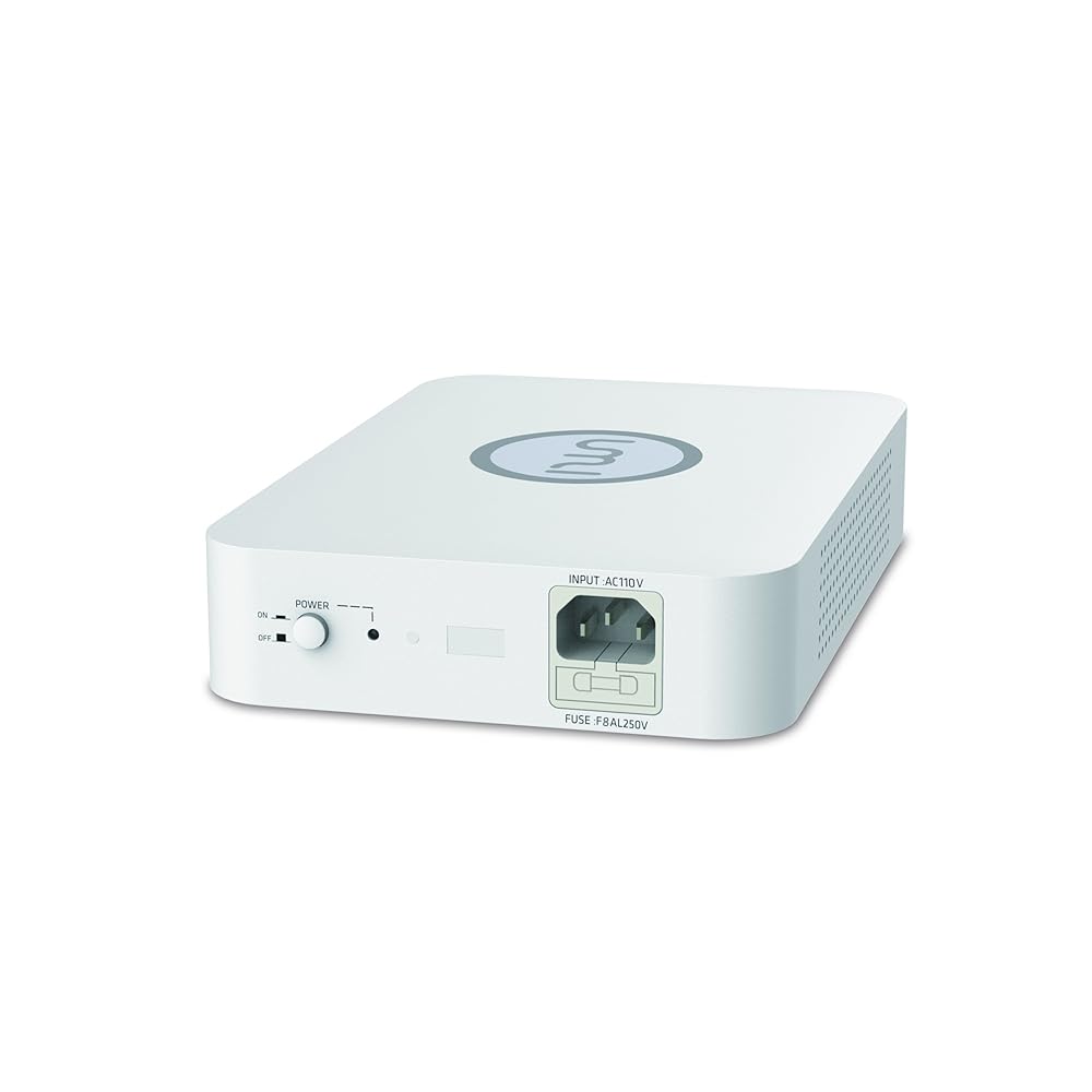 UMI 110V to 220V Step Up Voltage Converter LX-300C Toroidal Transformer for 220V Appliances to Be Used in US, Simple White Plastic Shell, Safe and Effective