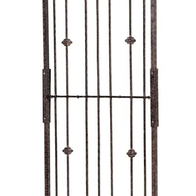 H Potter Premium 8-Foot Iron Garden Trellis - Heavy Duty Plant Support for Climbing Vines & Privacy Screen