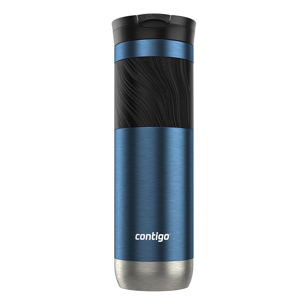 Contigo Byron 2.0 Stainless Steel Travel Mug with SNAPSEAL™ Lid and Grip 24 oz Blueberry