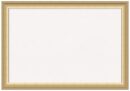 Amanti Art White Cork Board for Wall, 14x20 Vision Board with Gold Frame, Small Corkboard Office Decor for Home Organization, Casual Corkboard Pinboard to Display Items for Home Organization in
