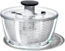 OXO Good Grips Glass Salad Spinner - Large 6.22-Qt Lettuce & Fruit Washer, Borosilicate Glass Bowl, BPA-Free, Easy Pump