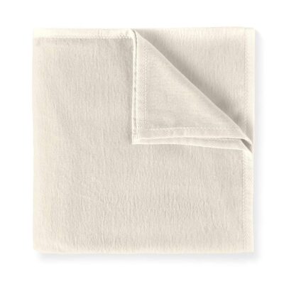Peacock Alley All Seasons Luxury Cotton Blanket – 100% Long Staple Cozy Cotton Blanket for Sofa, Bed, and Crib - King, California King, Linen
