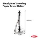 OXO Good Grips SimplyTear Paper Towel Holder Countertop