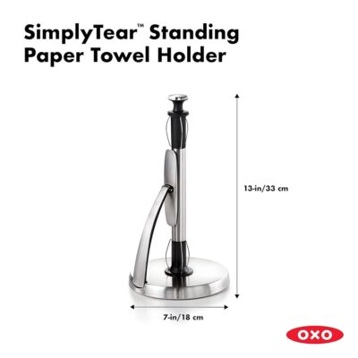OXO Good Grips SimplyTear Paper Towel Holder Countertop - Image 2
