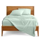 Bare Home Queen Sheet Set - Luxury 1800 Ultra-Soft Microfiber Bed Sheets - Double Brushed - Deep Pockets - Easy Fit - 4 Piece Set - Bedding Sheets & Pillowcases (Queen, Spring Mint)