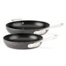 All-Clad E7859064 HA1 Hard Anodized Nonstick Fry Pan Cookware Set, 10 Inch and 12 Inch Fry Pan, 2 Piece, Black