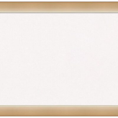 Amanti Art White Cork Board for Wall, 19x27 Vision Board with Gold Frame, Medium Corkboard Office Decor for Home Organization, Modern Contemporary Corkboard Pinboard to display items for home