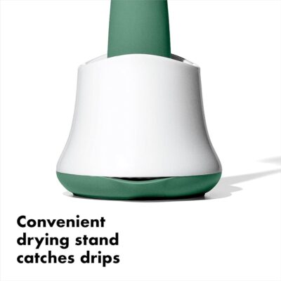 OXO Tot Bottle Brush with Nipple Cleaner and Stand - Sage - Image 6