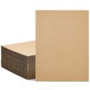 Juvale Corrugated Cardboard Sheets - 9 x 12 in, Brown, 50-Pack, 2 mm Thick - Packaging Inserts & Cardboard Dividers, Book Binding Materials & Backing Board for Crafts