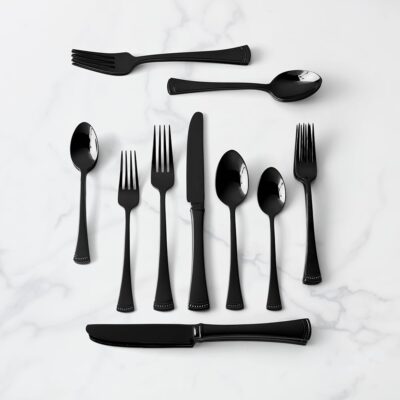Lenox 893677 Portola Black 20-Piece Flatware Set - Image 3