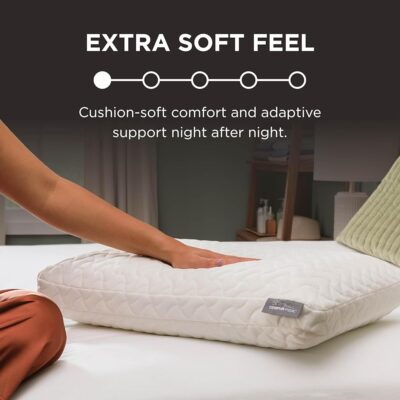 Tempur-Pedic TEMPUR-Cloud Pillow for Sleeping, Standard, White - Image 5