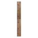 Kate and Laurel Growth Chart 6.5' Wood Wall Ruler, Rustic Brown