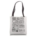 Retro Radios Tote Bag