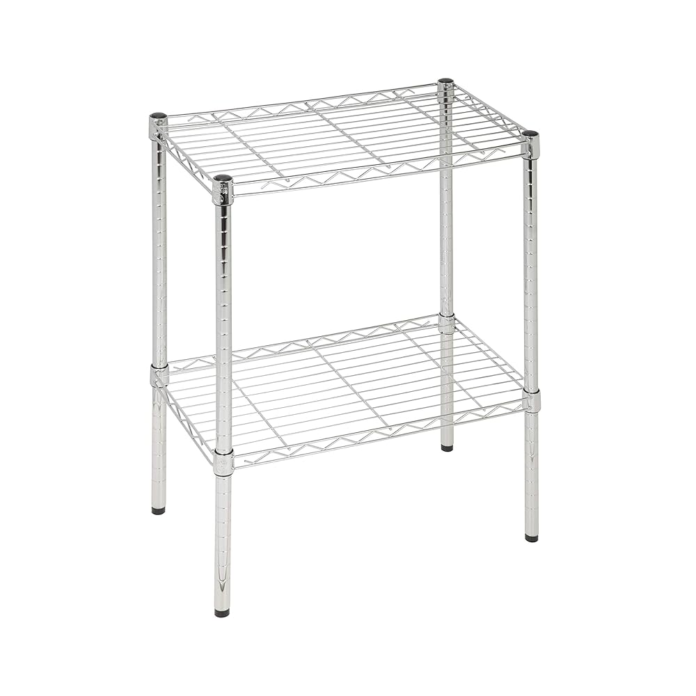 Honey-Can-Do 14x24x24 Shelving Unit CRM SHF-09374 Chrome, 500 lbs