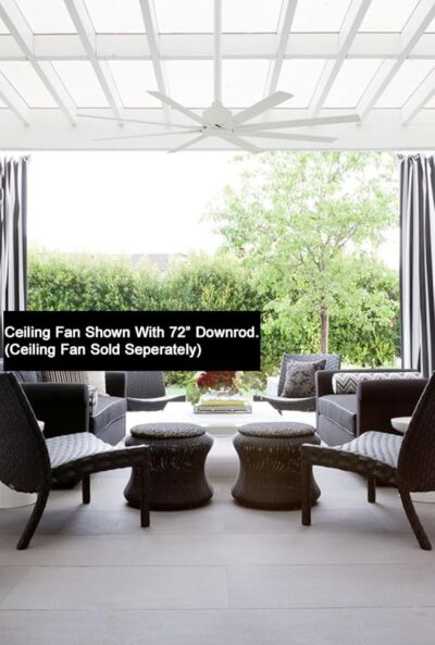 Minka-Aire 72 Inch Ceiling Fan Downrod - White - DR572-44 - Image 5