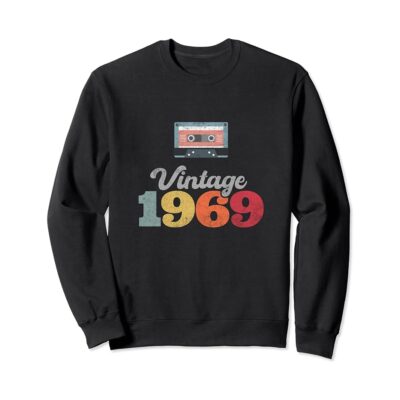 Vintage 1969 Retro Cassette Sweatshirt