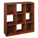 ClosetMaid 4105 Cubeicals Organizer, 9-Cube, Dark Cherry