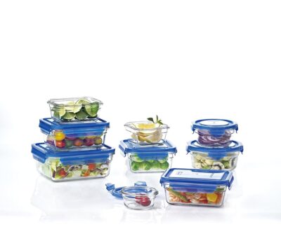 GlassLock 18 Piece Oven Safe Assortment Set, Blue - Image 2