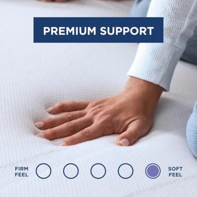 TEMPUR-Adapt (Supreme) 3" Memory Foam Mattress Topper, Full, White - Image 3
