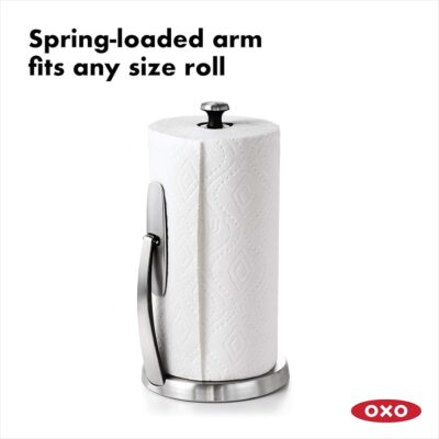 OXO Good Grips SimplyTear Paper Towel Holder Countertop - Image 3