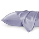 Bedsure King Size Satin Pillowcase Set of 2 - Icelandic Blue Silky Pillow Cases for Hair and Skin with Envelope Closure, Similar to Silk Pillow Cases, Gifts for Women Men, 20x36 Inches, 2pcs