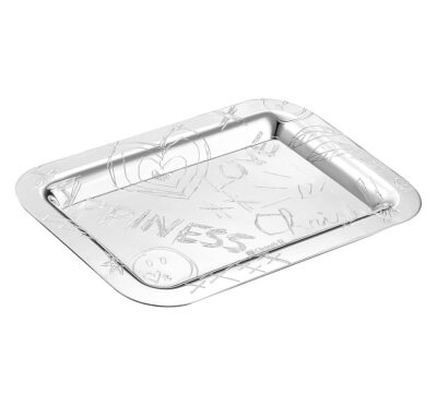 Christofle Graffiti Silver-Plated Rectangular Tray #4200450 - Image 2