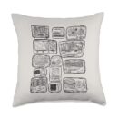 Retro Radios Throw Pillow