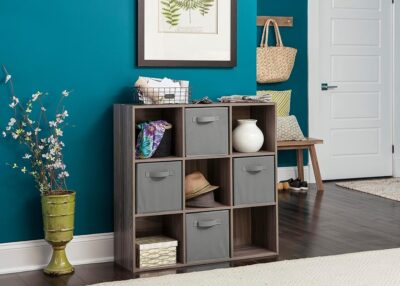 ClosetMaid 4167 Cubeicals Organizer, 9-Cube, Natural Gray - Image 2
