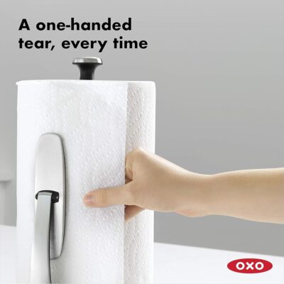 OXO Good Grips SimplyTear Paper Towel Holder Countertop - Image 5