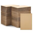 Juvale Flat Cardboard Sheets - 5 x 7 in, Brown, 200 Pack, 2 mm Thick - Bulk Corrugated Cardboard Sheets & Chipboard for Mailer Inserts & Dividers - Craft Board & Backing Board