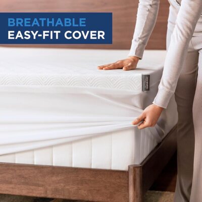 Tempur-Cloud 2-Inch Mattress Topper, Cal King,White - Image 5