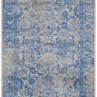 SAFAVIEH Adirondack Collection Accent Rug - 3' x 5', Grey & Blue, Oriental Distressed Design, Non-Shedding & Easy Care, Ideal for High Traffic Areas in Entryway, Living Room, Bedroom (ADR109A)