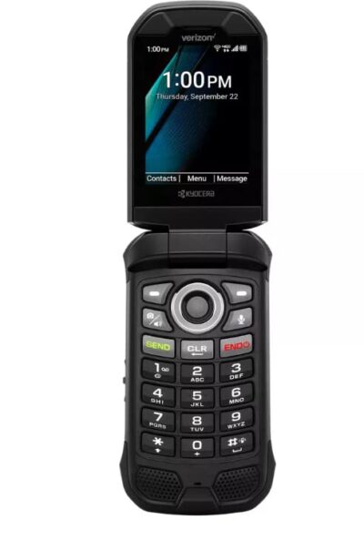 Kyocera DuraXV Extreme+ Rugged Flip Phone-Black-Verizon (Renewed) - Image 3