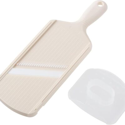 Kyocera CSN-182SWH Julienne Shredded Slicer, Made in Japan, Ceramic, Rust Free, Disinfecting Bleaching, OK, White