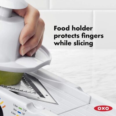OXO Good Grips V-Blade Mandoline Slicer, White (1155700) - Image 4