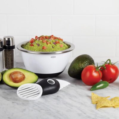 OXO Good Grips 3-in-1 Avocado Slicer, White - Image 6