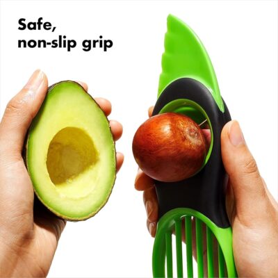 OXO Good Grips 3-in-1 Avocado Slicer - Green - Image 6
