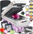 Mueller Pro-Series 10-in-1, 8 Blade Vegetable Chopper, Mandoline Slicer, Food Chopper with Container, Fruit Slicer, Kitchen Gadgets & Accessories, Home Essentials