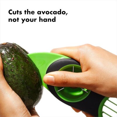 OXO Good Grips 3-in-1 Avocado Slicer - Green - Image 4