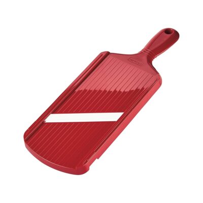 Kyocera Advanced Ceramic Double-edged Mandolin Slicer With Guard, Red - Image 2